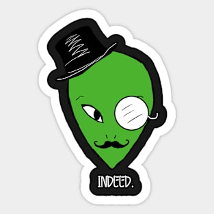 Donut the Alien - Indeed Sticker